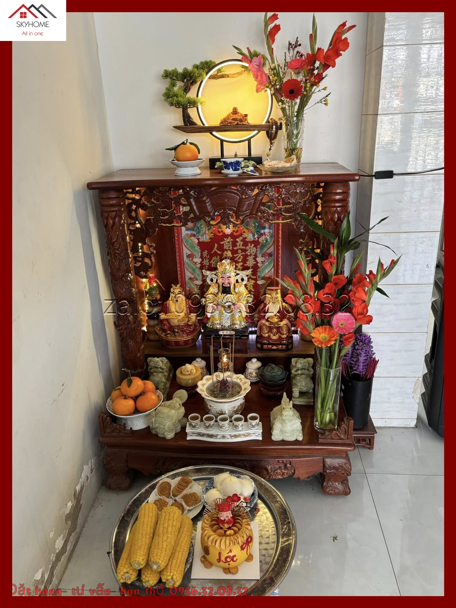 Hướng dẫn dịch chuyển bàn thờ Thần Tài khi bị hư hại